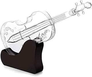 Kieliszki koktajlowe， Whisky Decankter Crystal Spersonalizowany Whisky Decankter 1000 ml 3D Kształt Kształt Whisky Dozownik do alkoholu Scotch Bourbon Vódka Dekanter ze szklanym Stojak Craft Butelka W