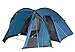 High Peak Tessin 4, Tenda Unisex – Adulto, Blu/Marrone Scuro, 240 x 360 x 170/165 cm