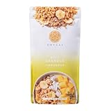 【国内製造】オリゼ 米麹 グラノーラ 200g 糖質オフ 砂糖不使用 無添加 無農薬 腸活 グルテンフリー 糖質ゼロ 低GI おきかえ シリアル オートミール ORYZAE (200g, バナナココナッツ)