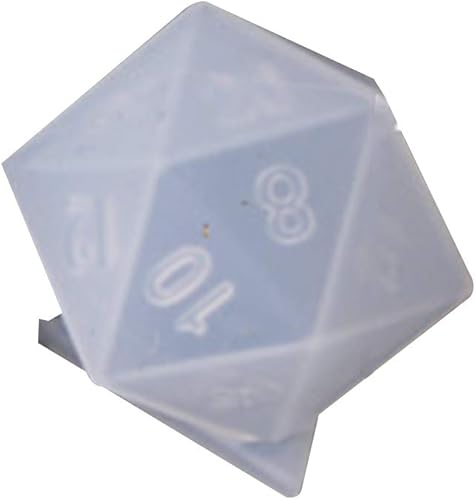 Miniatura 2 de Molde epoxi para dados con forma de filete, moldes de resina digital, manualidades de juegos digitales, moldes de fundición de resina epoxi para