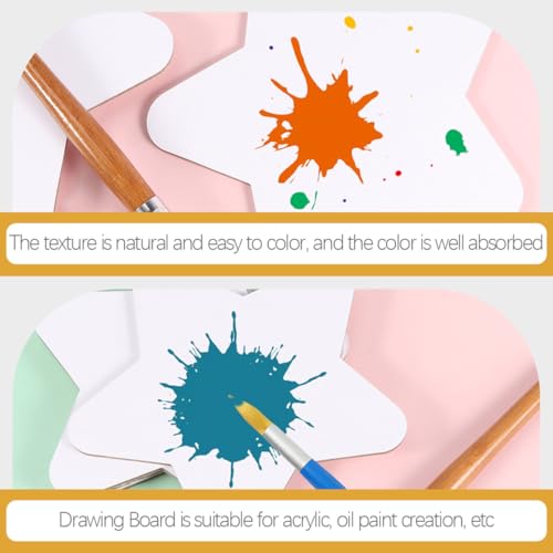 Tableros de pintura acrílica que evitan la deformación lienzos de algodón Magiclulu 6