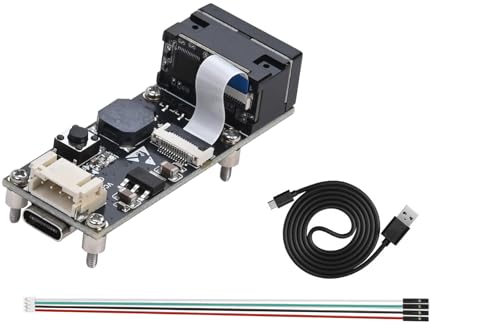 Embedded 1D 2D Barcode Scanner Module, QR Code Reader with USB Type-C & TTL UART Interface, Fast Decoding on Screen & Paper, for Arduino Raspberry Pi POS Kiosk ATM Integration