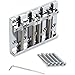 Leo Quan Badass II 4-String High-mass Bass Bridge - Chrome