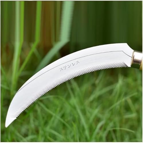 Halbmondförmige Sichel aus Edelstahl für den Garten, 160 mm (A)