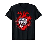 Valentine Day Fierce Heart Tiger Art Intense