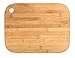 WENKO Schneidebrett Bambus M, beidseitig verwendbar, Brett mit Griffloch aus umweltfreundlichem, schnell nachwachsendem Bambus, messerschonend, platzsparende Aufhängung möglich, 28 x 0,8 x 20 cm