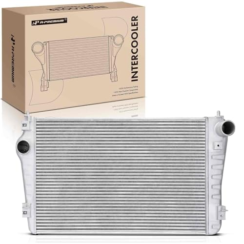 A-Premium Turbocharger Intercooler Compatible with Chevrolet 6.6L Silverado 2500/3500 HD & GMC Sierra 2500/3500 HD, 2017-2019, Charge Air Cooler