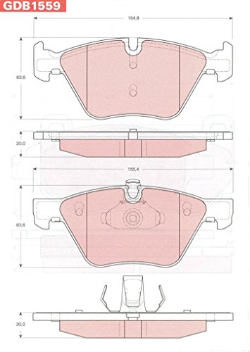 TRW Automotive AfterMarket GDB1559 Pastiglia freno...