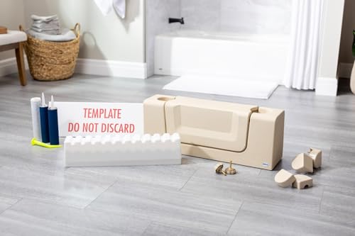 Image of CleanCut Convertible Tub Conversion Kit, Beige Large | Affordable alternative to a full bathroom remodel or walk-in tub replacement.