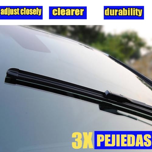Image of 28 inch 14 inch 13 inch Front and Rear Windshield Wiper Blades, Replacement for Hyundai Elantra 2011 2012 2013 2014 2015 2016, OE Quality