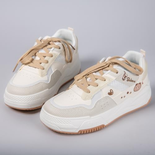 Bobo's House Womens Shoes Bobearu The Bear Fashion Sneakers Walking Shoes Women Kawaii Accessories White Shoe3