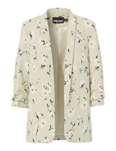 Blazer imprimé 3/4 Pieces veste femme ajustée taille XS motif Moth