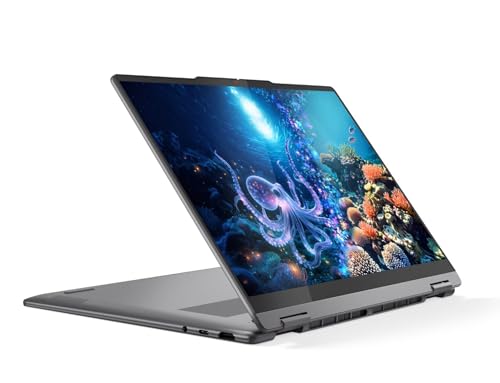 Image of Lenovo Yoga 7i 2-in-1 2025 Copilot+ PC with Intel Core Ultra 7 256V Processor, 1TB SSD, Yoga Pen, 14 inch WUXGA OLED Dolby Vision Touchscreen, 16GB LPDDR5x-8533 Memory, 5MP IR Cam, Wi-Fi 7, and Win11 Pro