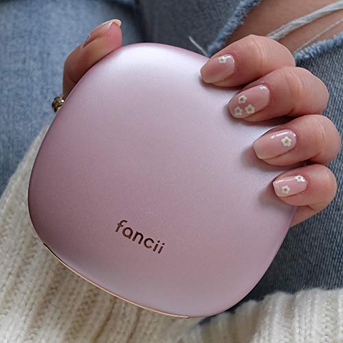 Fancii Compact Makeup Mirror with Natural LED Lights, 1x/ 10x