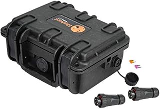 Elephant B095S4 Kayak Battery Box Waterproof Battery Enclosure for Powering GPS, Fish Finders
