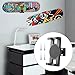 YIBEICO Skateboard Decks Wall Mount 360° Rotating Skateboard Wall Hanger, Extending & Floating Display Skateboard Wall Holder Grab & Go Storage Rack,Universal Skate Wall Mount Horizontal Any Angle (1)