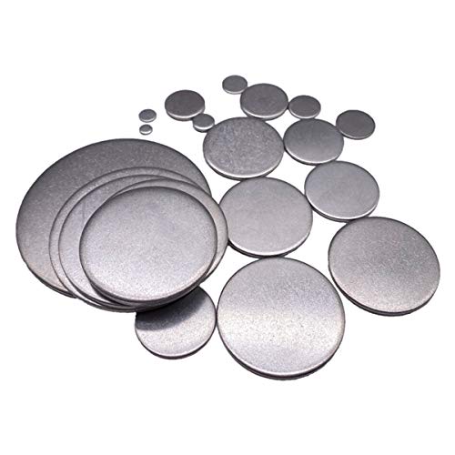 Plaque ronde en acier 22mm antirouille pour projets déco et bricolage