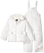 Rothschild Little Girls' Snowsuit with Embossed Puffer Coat