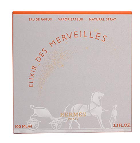 Hermes Paris Elixir Des MERVEILLES Eau DE Parfum 100ML VAPORIZADOR Unisex Adulto, Negro, Estándar