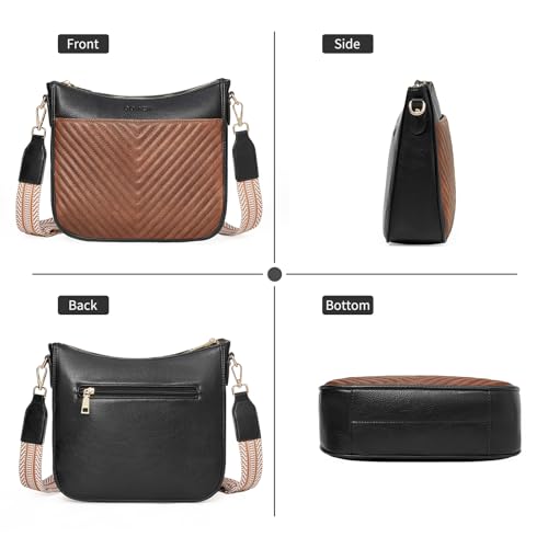Image of GOIACII Crossbody Bags for Women Travel Purses Leather Handbags Medium Shoulder Bag with Adjustable Strap