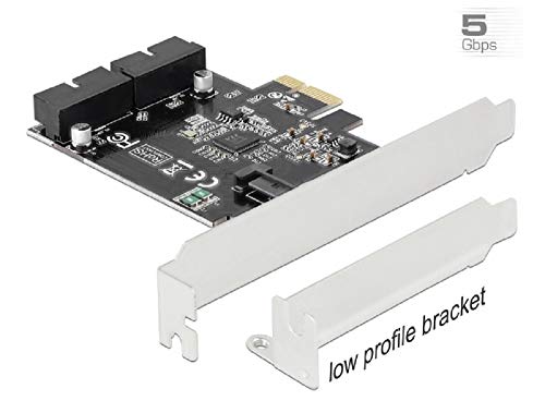 Tarjeta PCI Express DeLOCK con 2 conectores internos USB 3.0 para placa base PC 4