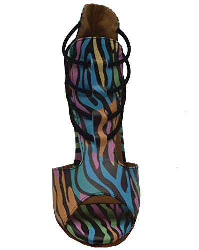 Chaussures danse latine salsa et tango vert 40 EU pour rayonner dans les soirées de danse - 4
