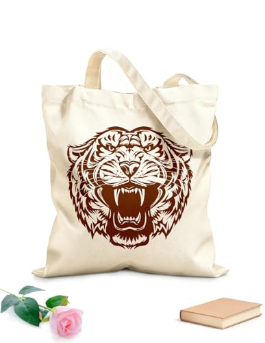 Sicurezza: questa borsa tote in tela di poliestere e cotone è dotata di manici e cuciture rinforzate ed è stata testata per sostenere fino a 10 kg. Puoi riporre i tuoi oggetti in tutta sicurezza senza preoccuparti che la borsa si rompa o cada.