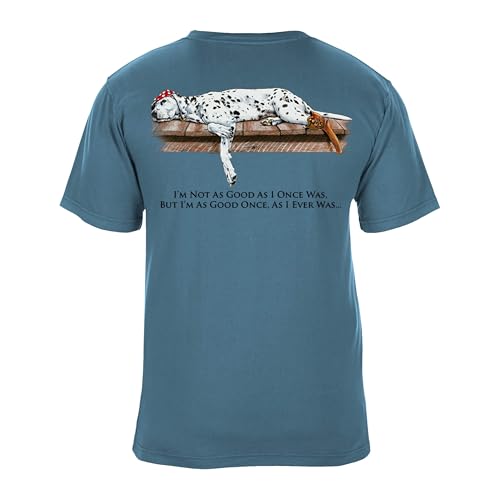 SEA DOG Vintage Graphic T-Shirt Garment Dyed 100% Ringspun Cotton, Relaxed Fit, Printed in USA, Dog Days