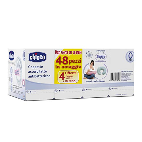 Chicco Coppette Assorbilatte Antibatteriche Quadripack - 760 g
