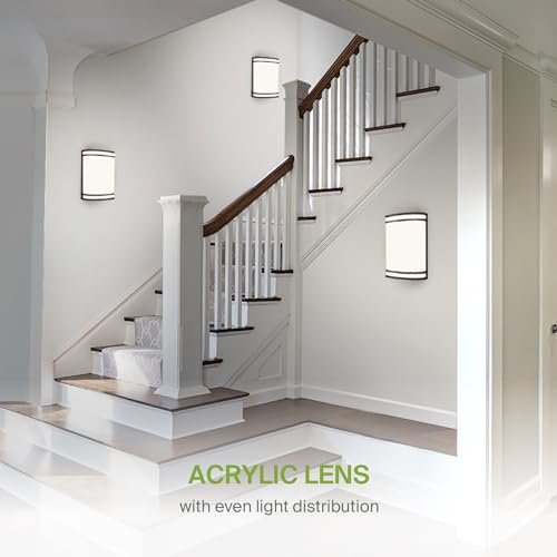 Image of ASD Indoor LED Wall Sconce Lights - 10 Inch 15W Bronze Modern LED Wall Sconces Hardwired - ETL Dimmable 3000K 4000K 5000K Adjustable Sconce Light Fixture for Bedroom, Hallway