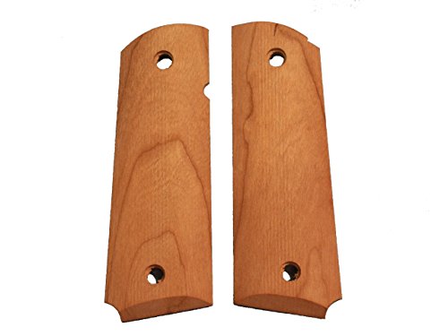 Triceratops Customs Full Size Unfinished Cherry Wood 1911 Grips