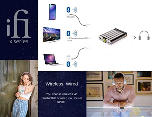 iFi xDSD Portable Bluetooth DAC and Headphone Amplifier - for Smartphones/Tablets/Computers/Digital Audio Players - Thumbnail 5