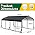 VIWAT Carport, 12x20 FT Heavy Duty Carport with Enhanced Base, Galvanized Car Shelter for Pickup, Car, Boat and Tractors (12x20 FT, Style 2)