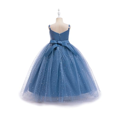 Glamulice Princess Sparkle Tulle Dress Flower Girl Little/Big Girls Wedding Bridesmaid Dresses Pageant Party Ball Gown2