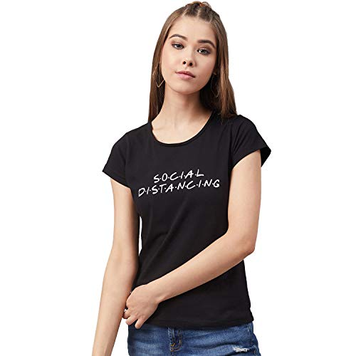 Image of Rare Women's Solid Regular Fit T-Shirt