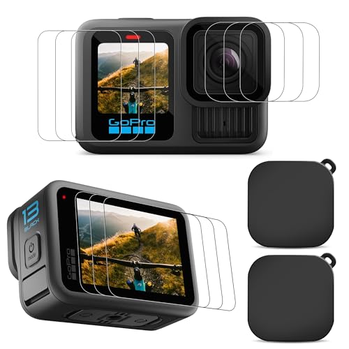 CYNOVA HERO 13 KXtB y10zGo Pro Hero 13 Black Ή, Hero 13KX {Ɏqf tیtBΉ GoPro Hero 13 ANZT[  wh~(2pcs YJo[)