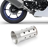 RIDLOG Motorcycle DB Killer 51mm Universal Muffler Silencer Baffle Removable Noise Eliminator Motorcycle Exhaust Pipe Muffler Fit for Harley Honda Kawasaki Suzuki Yamaha