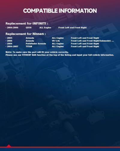 Image of KAX Front Brake Calipers for 2004-2007 Nissan TITAN