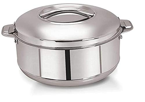 TAPKIRE Enterprises Big Size Casserole/Box/chapati Container/hot case in Stainless Steel 4000 ml