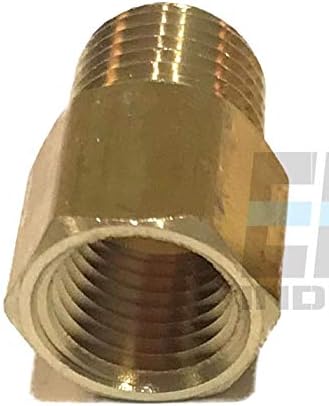 Miniatura 2 de Adaptador de tubo de latón 14" FNPT x 14" MNPT combustibleaireaguaaceitegas WOG (cantidad 01)