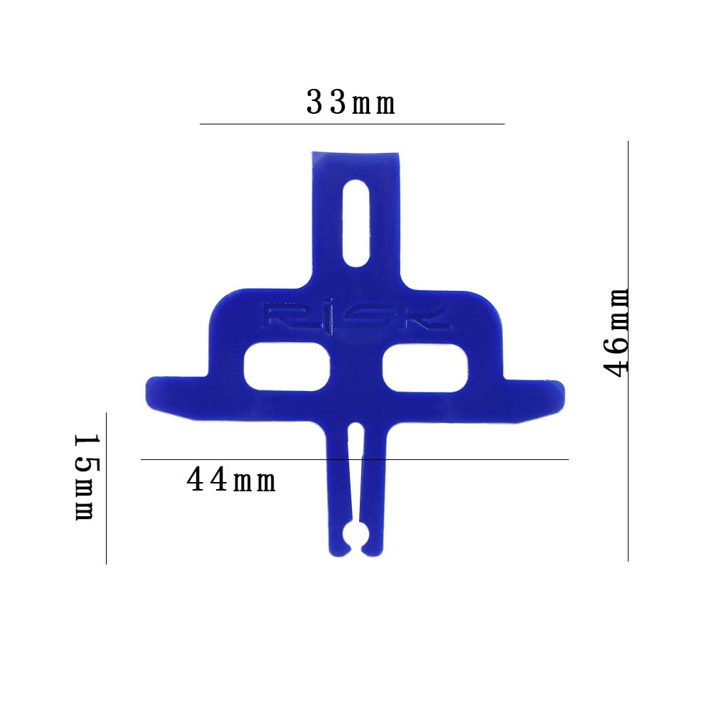Pokinge 10 Pcs Bicycle Brake Pads Hydraulic Disc Spacer Brakes Pads Piston Blocks Plastic Cycling Insert Spacer Disc Tools for MTB, Road Bike