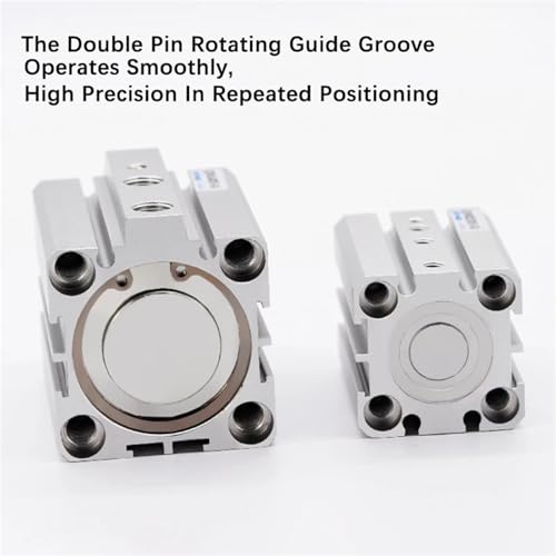 Cylindre pneumatique rotatif horizontal 20mm pour automatisme - 7