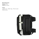 RAINS Book Daypack - Black Laptop Backpack for Men and Women, Waterproof Black Minimalist Commuter Bag with 15” Laptop Room, Front Zip Pocket - 2 Year Warranty - Image 4