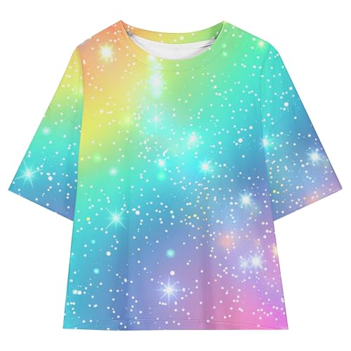Girls Oversized T Shirts Short Sleeve Tie Dye Graphic Tees Summer Casual Loose Tshirts Tops3