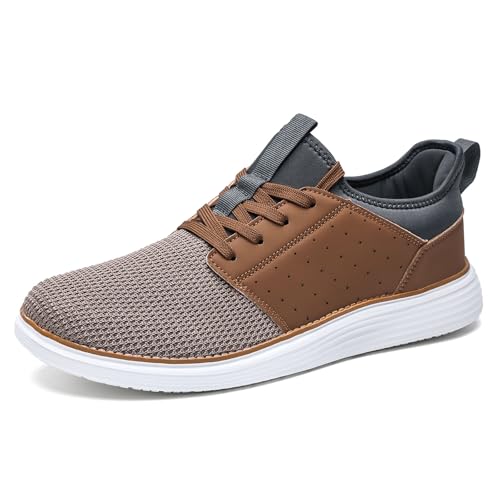 Image of Wearbreeze Men's Business Casual Oxford Sneakers - Lightweight Lace-Up Dress Shoes for Work, Travel & Daily Commute