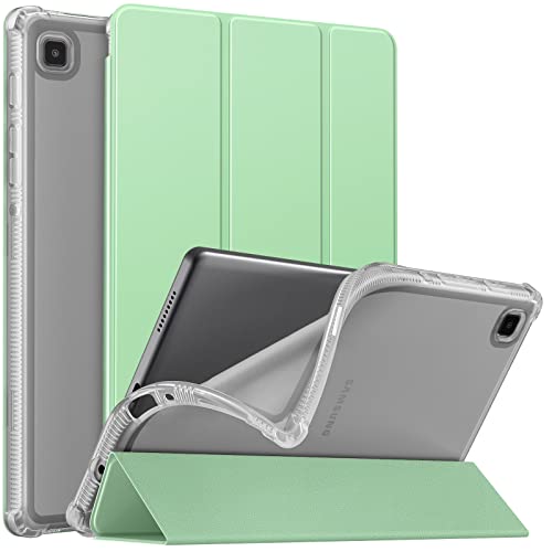 Image of MoKo Case Fits Samsung Galaxy Tab A7 Lite 8.7 inch 2021, Green | Slim Lightweight Smart Case Trifold Stand Case with Soft TPU Translucent Frosted Back Shell for Galaxy Tab A7 Lite