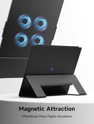 Image of JSAUX Leather Stand for FlipGo 13.5 inch Portable Monitor