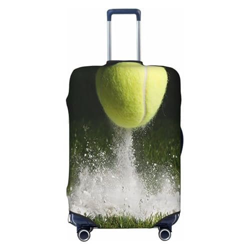 Tennis Grass Court Luggage Cover for Suitcase, Suitcase Cover Protector Fit 25-28 Inch Luggage Travel Accessories, L