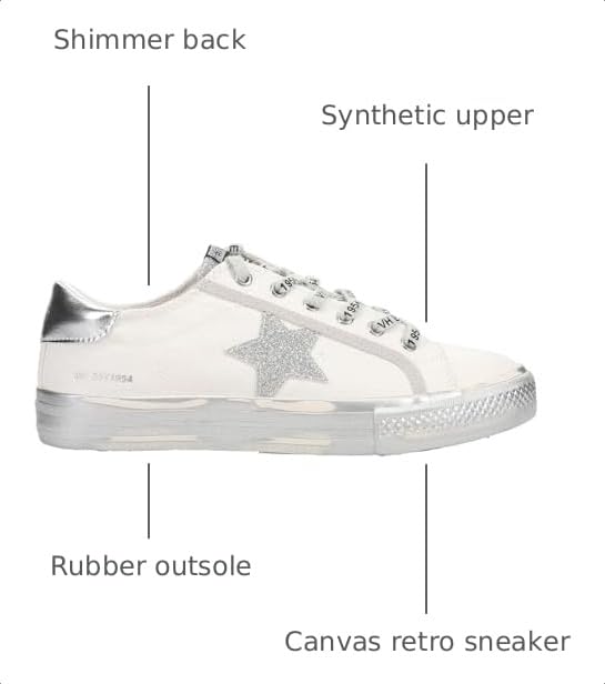 Image of VINTAGE HAVANA Women's Alive Sneaker, White,6.5