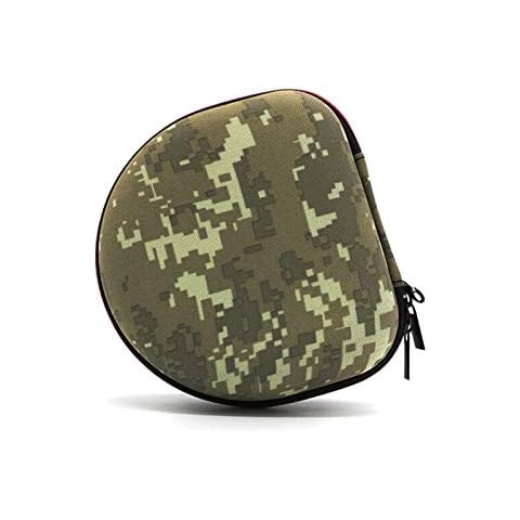 AleXanDer1 Headphone bag Shockproof EVA Earphone Box Portable Storage Earphone Bag Chain Box (Color : Camouflage White) Cover